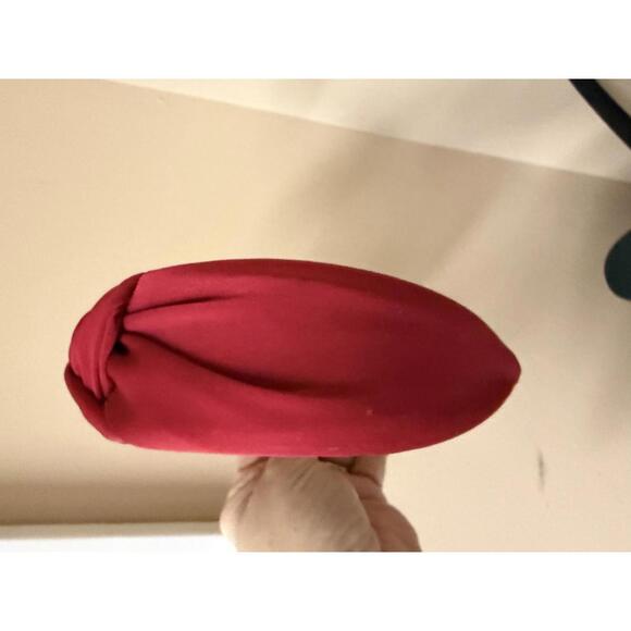 Red Knotted Fabric Headband - Picture 3 of 5